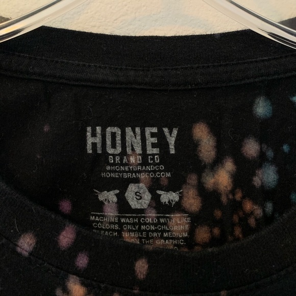 Honey Brand Paint Splatter T-Shirt - Picture 4 of 4